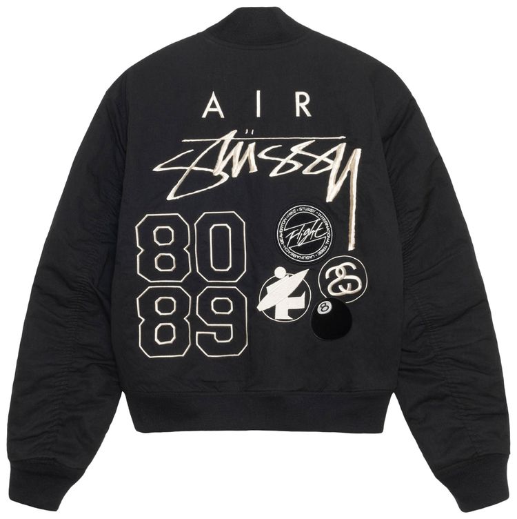 Stussy x Nike Reversible Varsity Jacket BlackSail