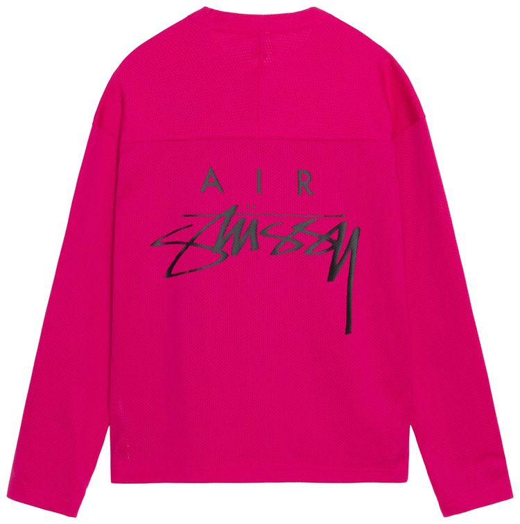 Stussy x Nike Dri Fit Mesh Jersey Fireberry