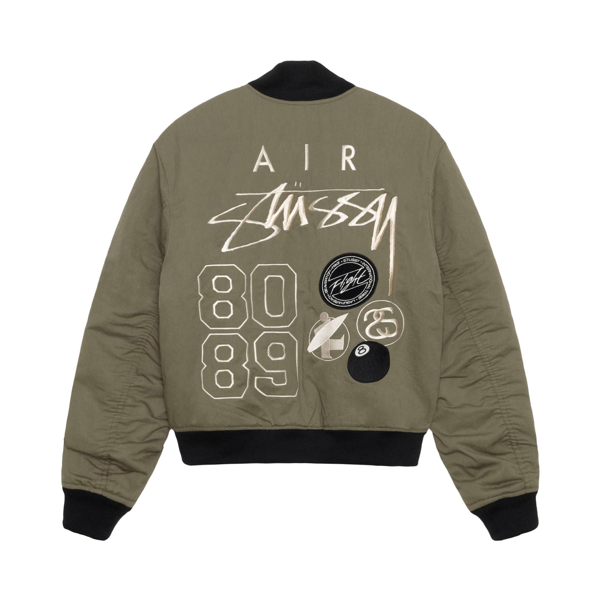 メーカー 一覧 Reversible Nike x Stussy xxl Size Varsity Mandarin'  Olive/Bright 'Medium Jacket ジャケット・アウター