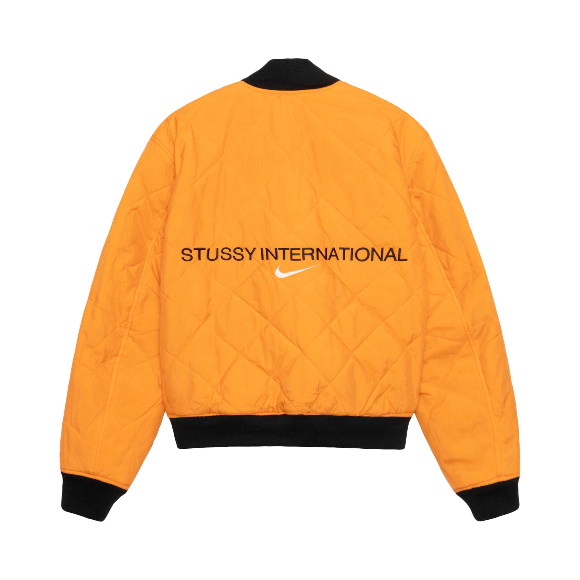 Stussy X Nike Reversible Varsity Jacket 2colors Black Olive Size XS-XXL New