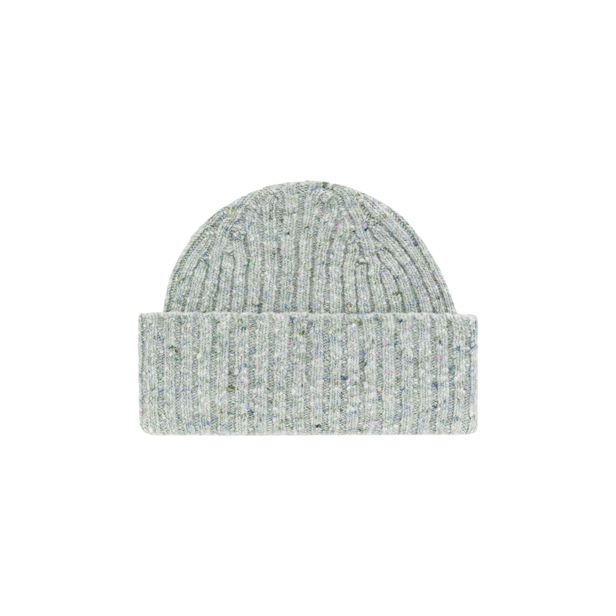 AIME LEON DORE RIBBED KNIT BEANIE BLACK