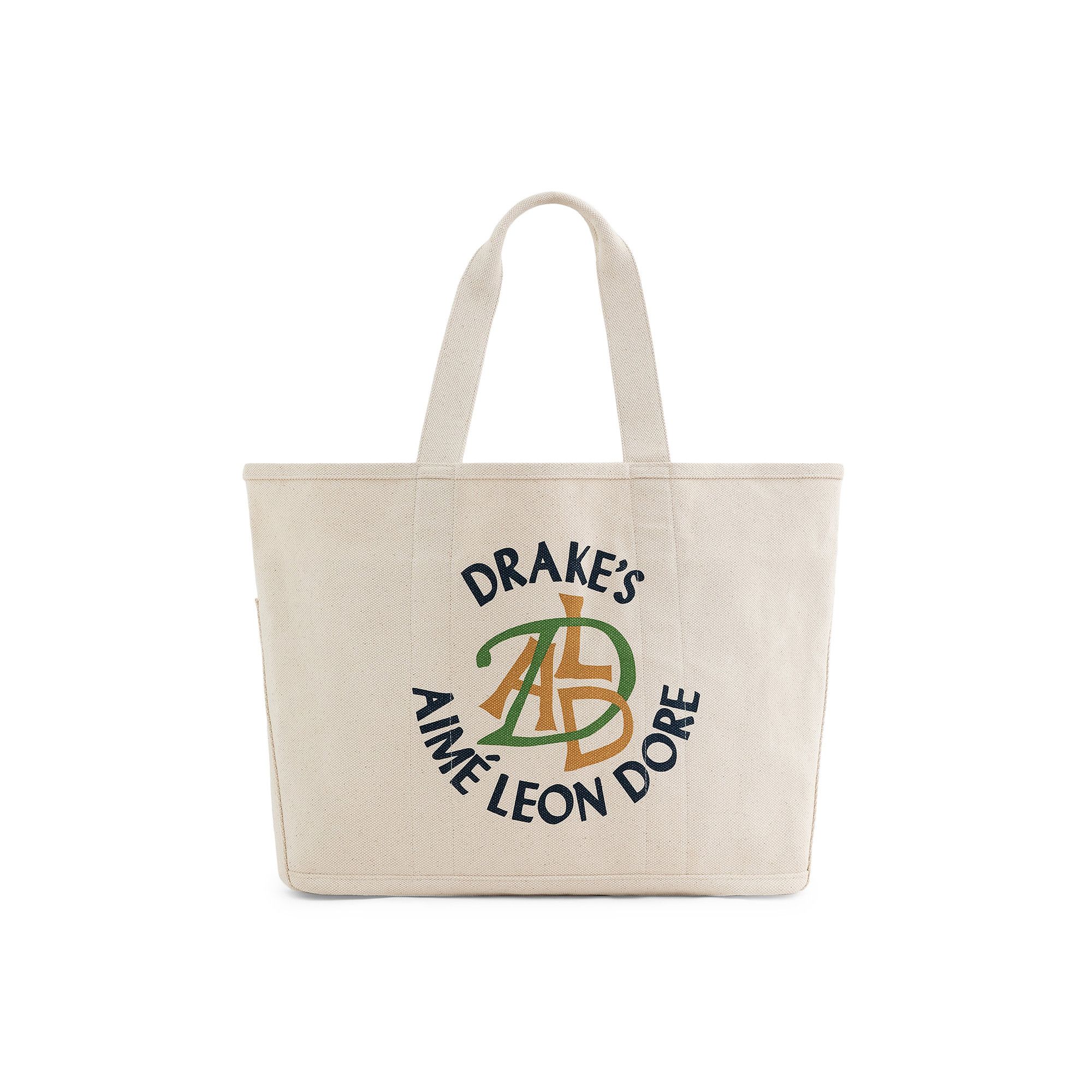 バッグ Drake's & Aime Leon Dore Canvas Tote Bag Buy Aimé Leon Dore x Drake's Canvas Tote Bag 'Natural' - DR23AB001