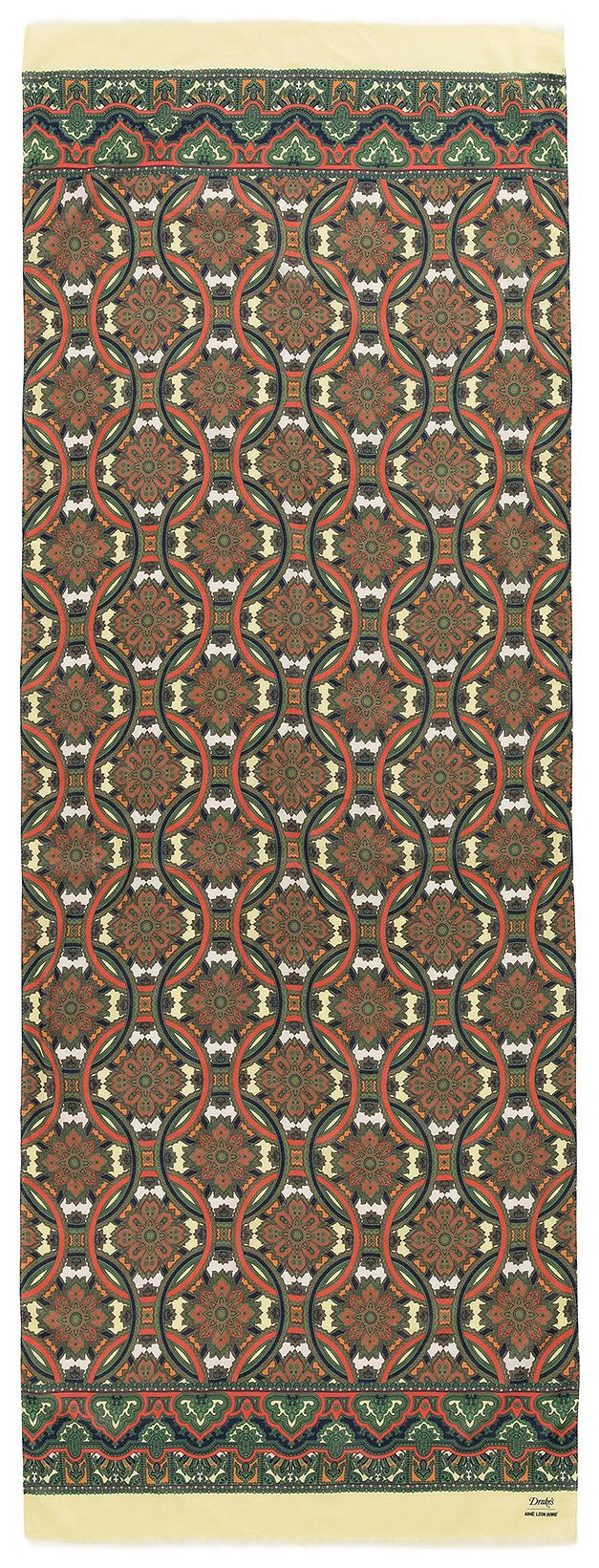 Aime Leon Dore x Drakes Archival Graphic Scarf Jeweled