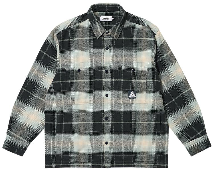 Palace Work Shirt GreyBlue