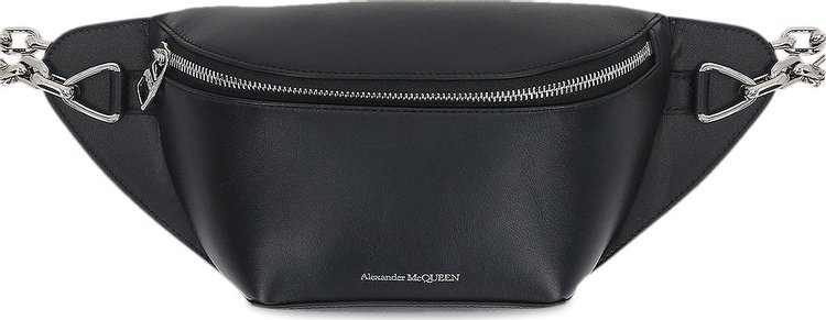 Alexander McQueen Biker Bumbag Black