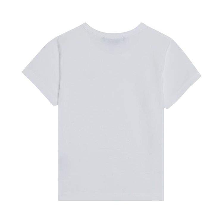Acne Studios Kids Nash Face T Shirt Optic White