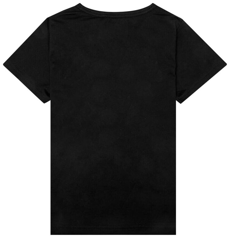 Acne Studios Kids Nash Face T Shirt Black