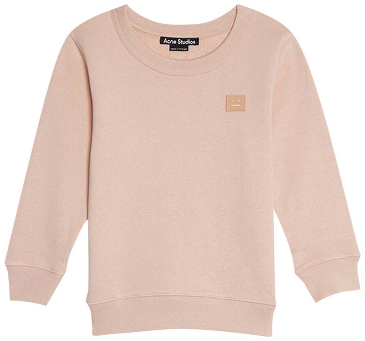 Acne Studios Kids Crewneck Sweatshirt Powder Pink