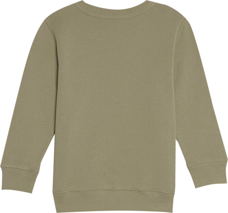 Acne Studios Kids Crewneck Sweatshirt Eucalyptus Green