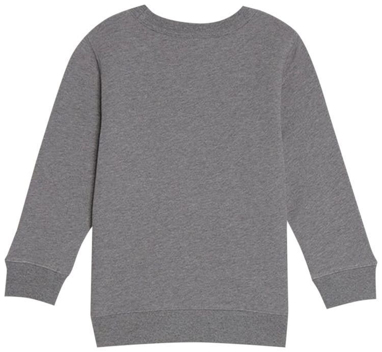 Acne Studios Kids Crewneck Sweatshirt Light Grey Melabge