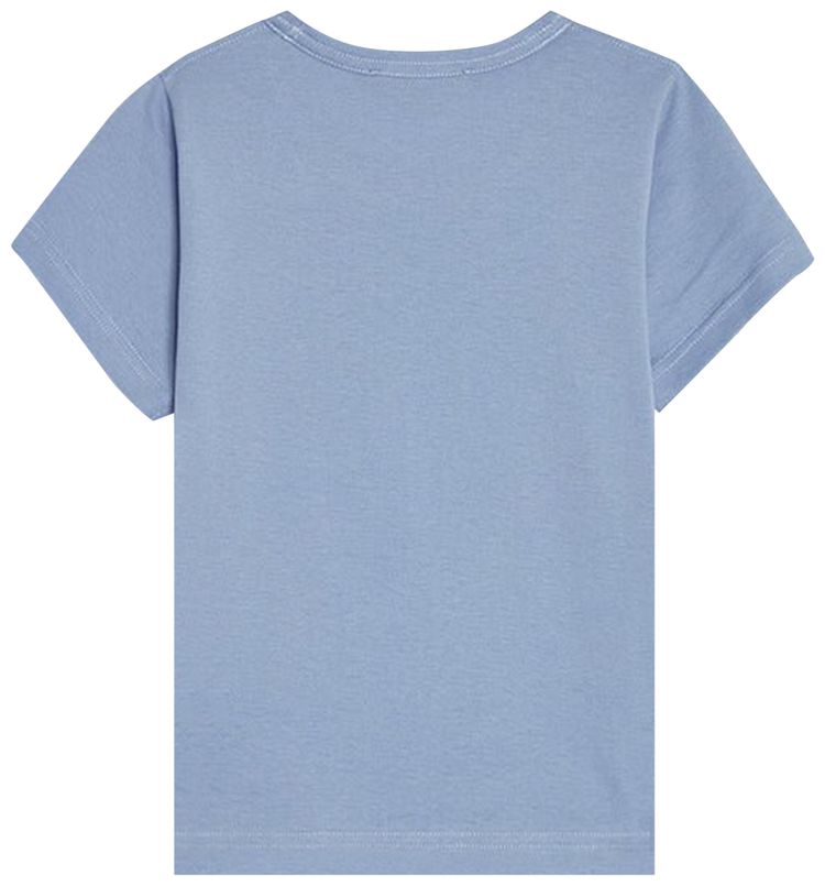 Acne Studios Kids Nash Face T Shirt Pale Purple