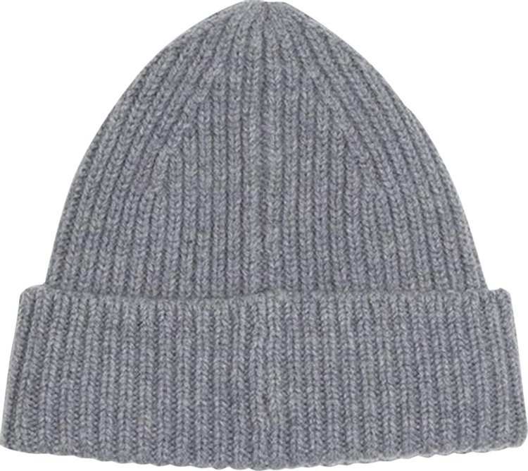 Acne Studios Kids Wool Knit Beanie Grey Melange