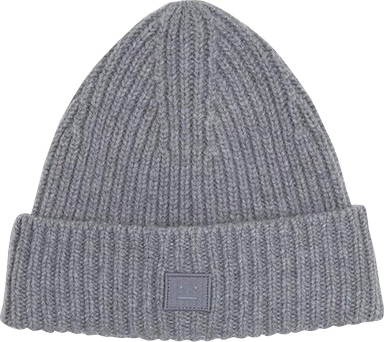 Acne Studios Kids Wool Knit Beanie 'Grey Melange'