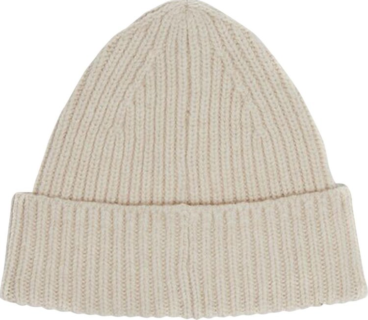 Acne Studios Kids Wool Knit Beanie Oatmeal Melange