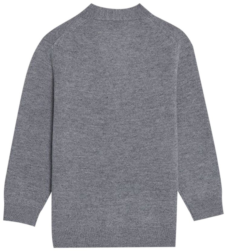 Acne Studios Kids Wool Cardigan Grey Melange