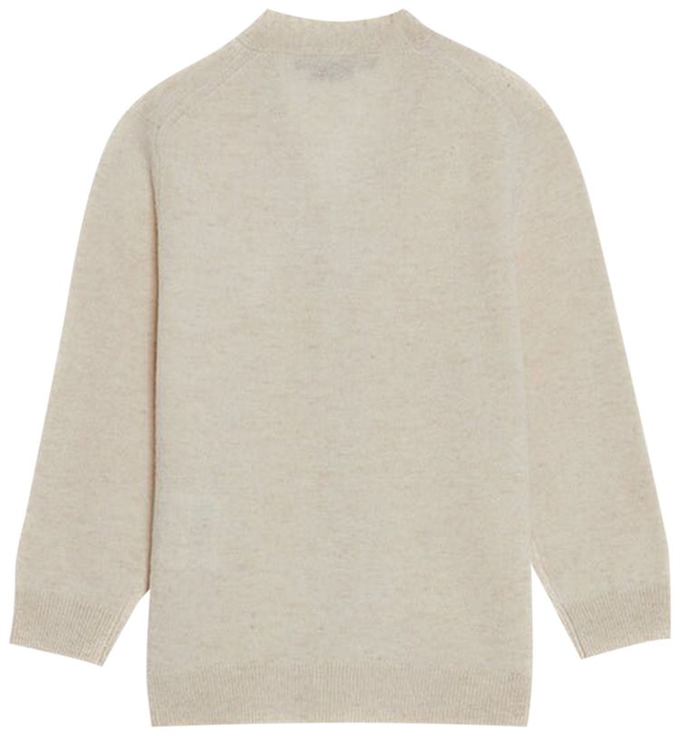 Acne Studios Kids Wool Cardigan Oatmeal Melange