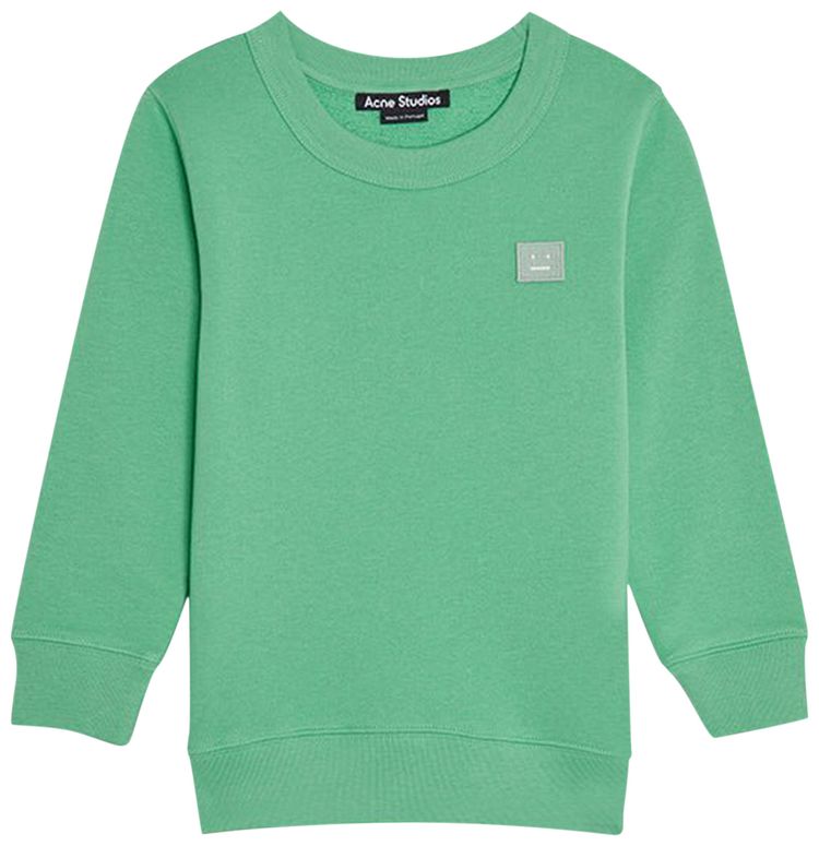 Acne Studios Kids Crewneck Sweatshirt Fern Green