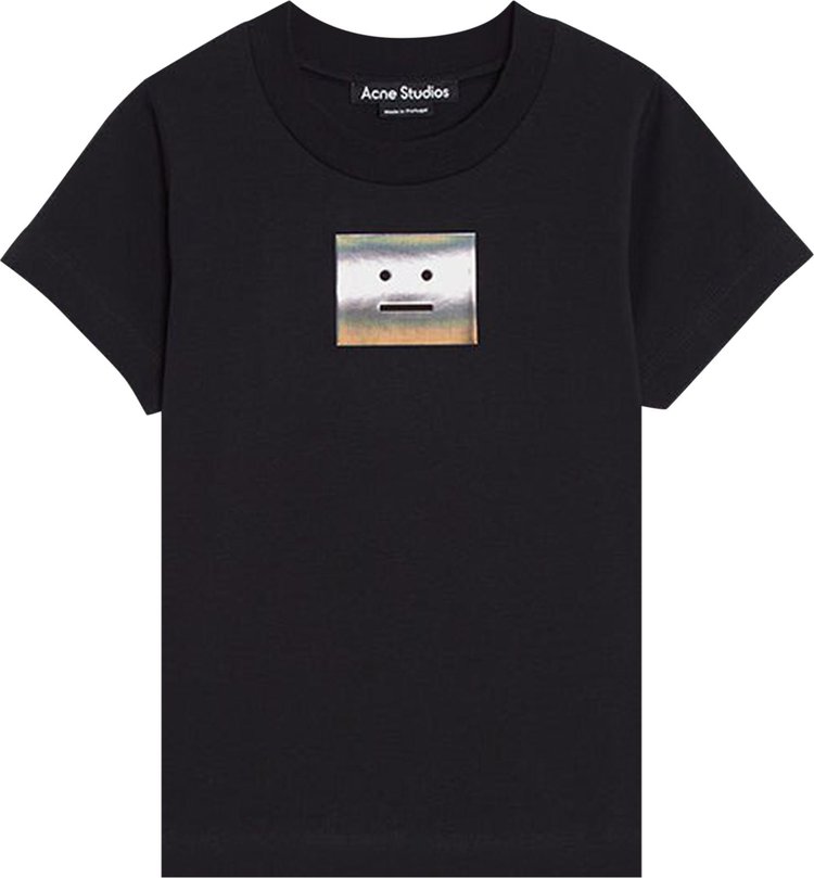 Acne Studios Kids Logo T-Shirt 'Black'
