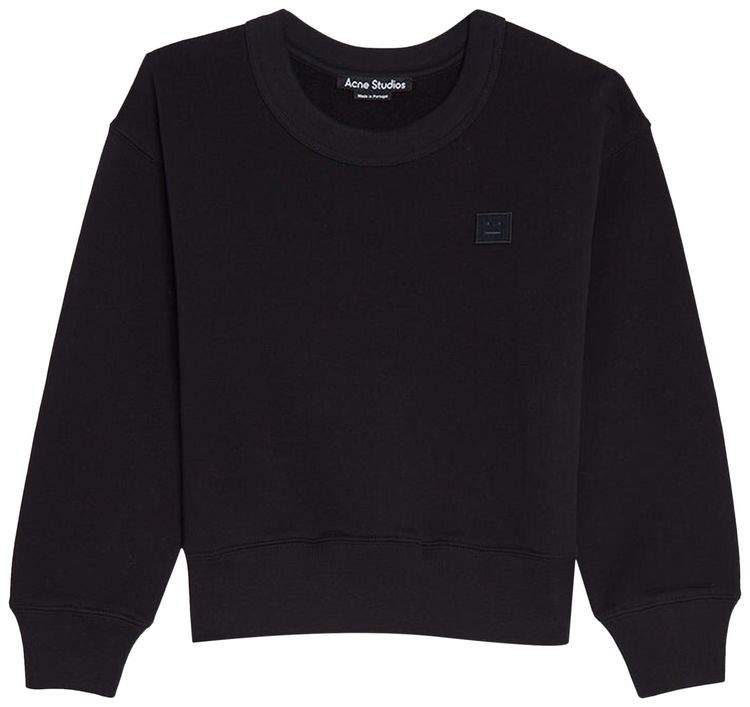 Acne Studios Kids Crewneck Sweatshirt Black
