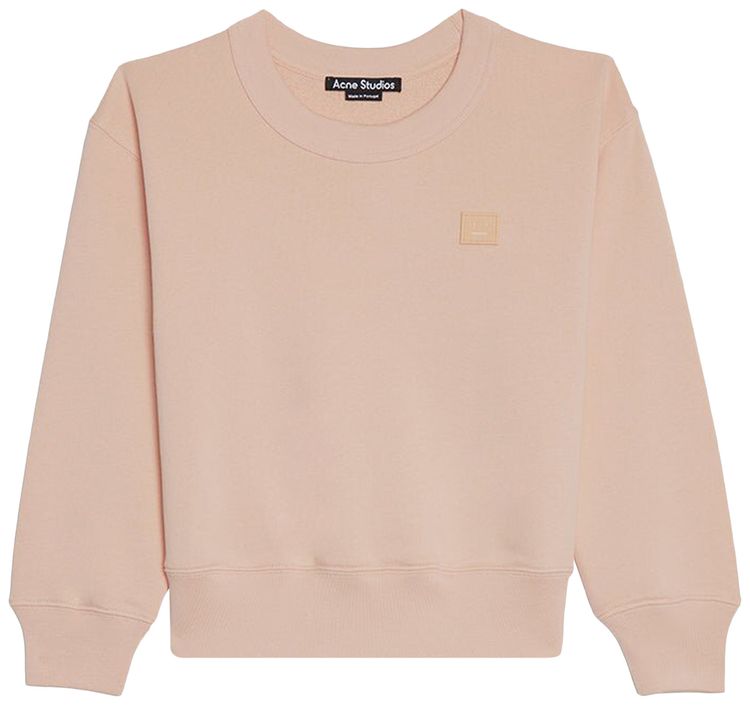 Acne Studios Kids Crewneck Sweatshirt Powder Pink