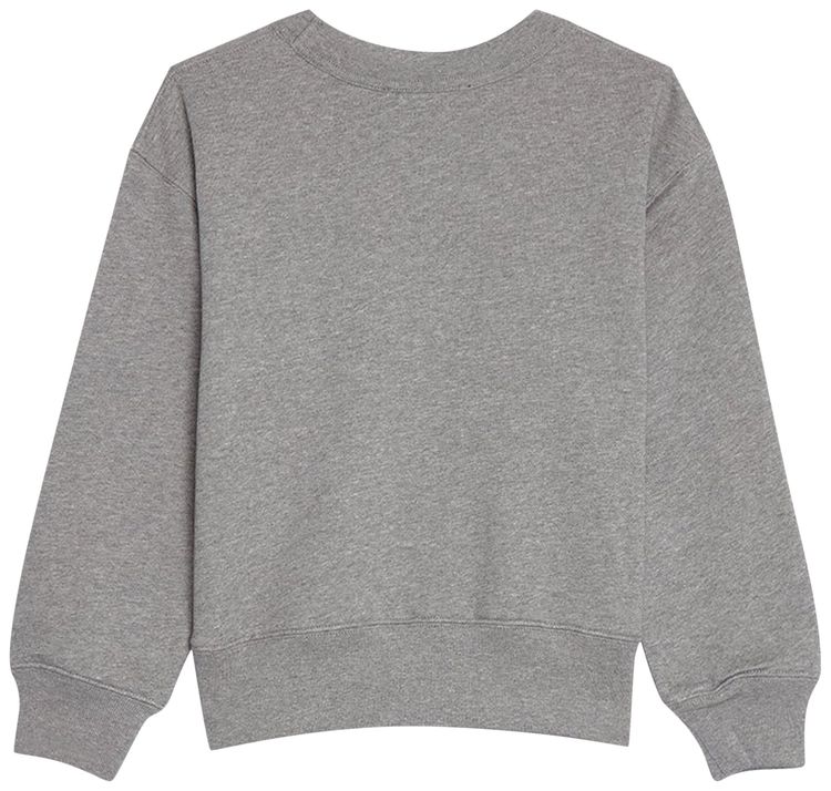 Acne Studios Kids Crewneck Sweatshirt Light Grey Melange