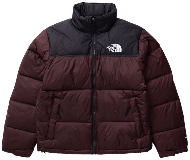 The North Face 1996 Retro Nuptse Jacket Coal BrownTNF Black