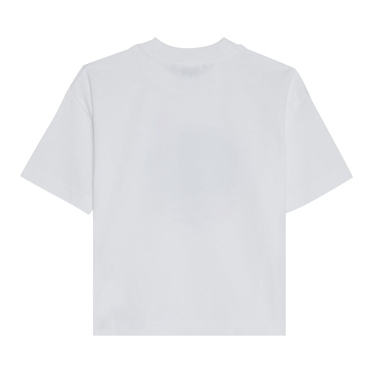 Acne Studios Kids Graphic Logo T Shirt Optic White