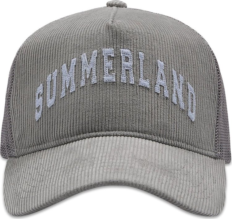 Nahmias Summerland Corduroy Trucker Hat 'Grey'