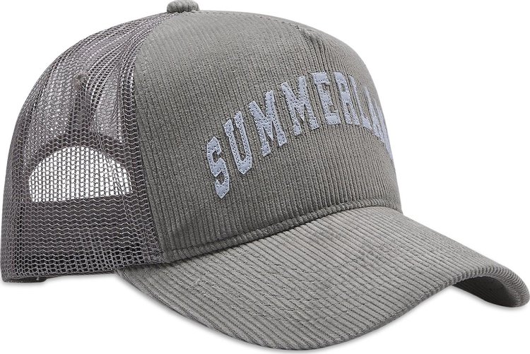 Nahmias Summerland Corduroy Trucker Hat Grey