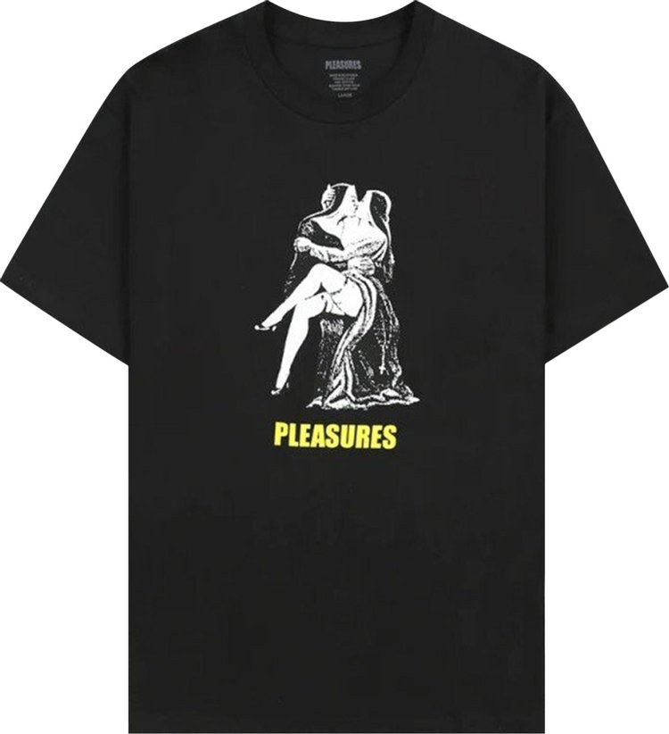 Pleasures French Kiss T-Shirt 'Black'