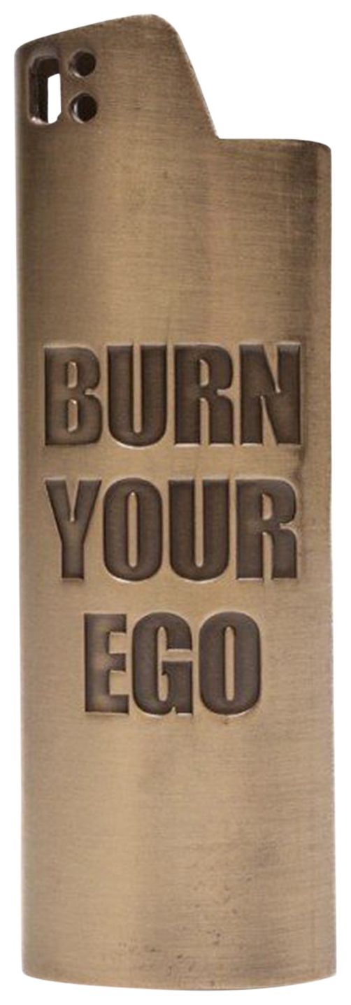 Pleasures Ego Lighter Case Brass