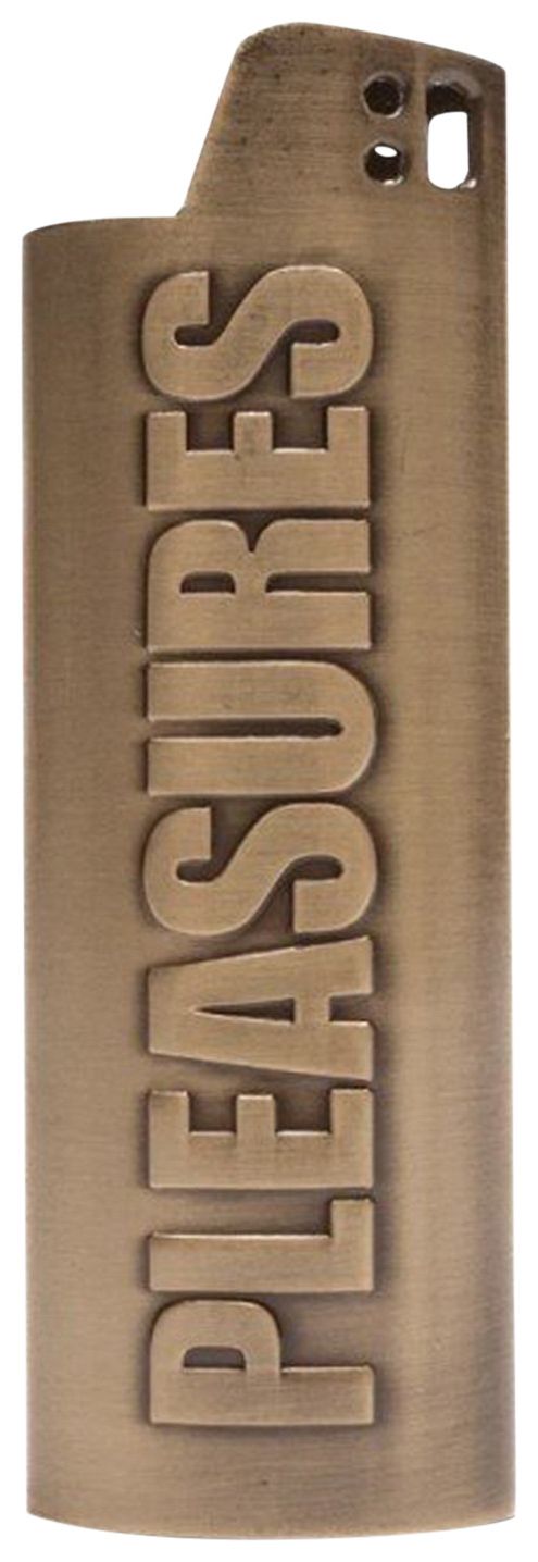 Pleasures Ego Lighter Case Brass