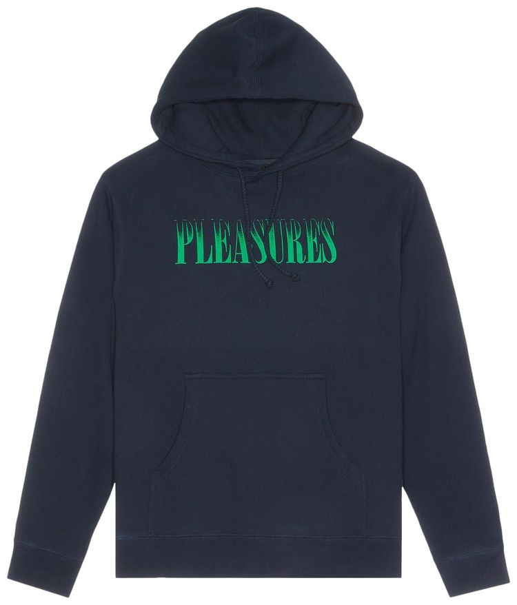 Pleasures Crumble Hoodie Navy