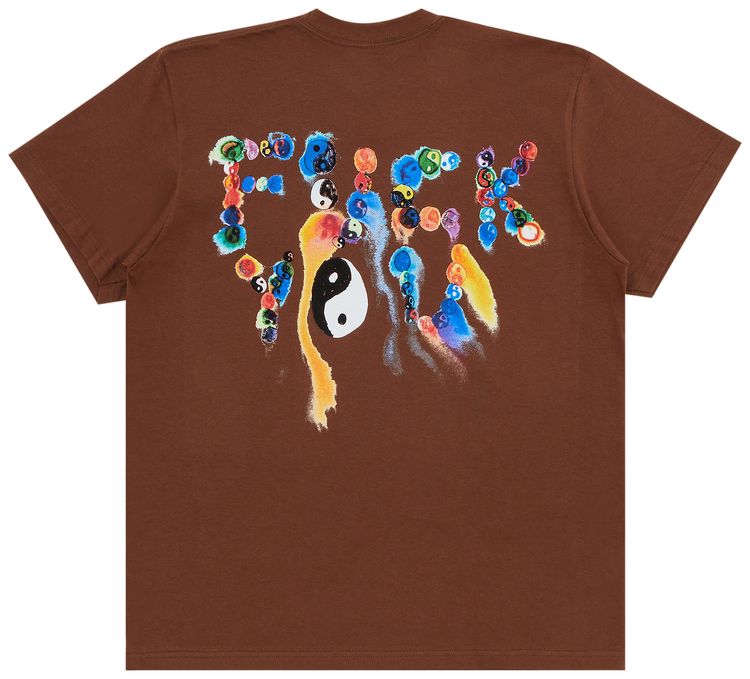 Supreme Ying Yang Tee Brown