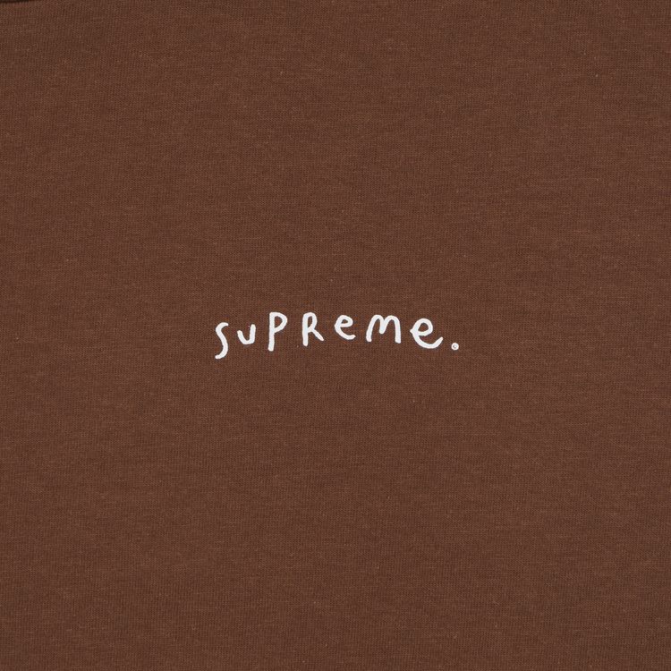 Supreme Ying Yang Tee Brown
