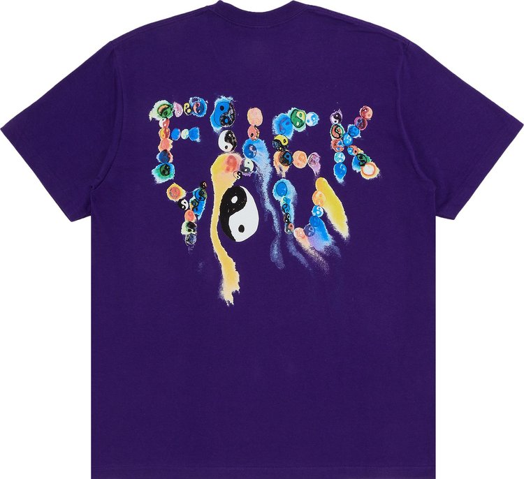 Supreme Ying Yang Tee Purple