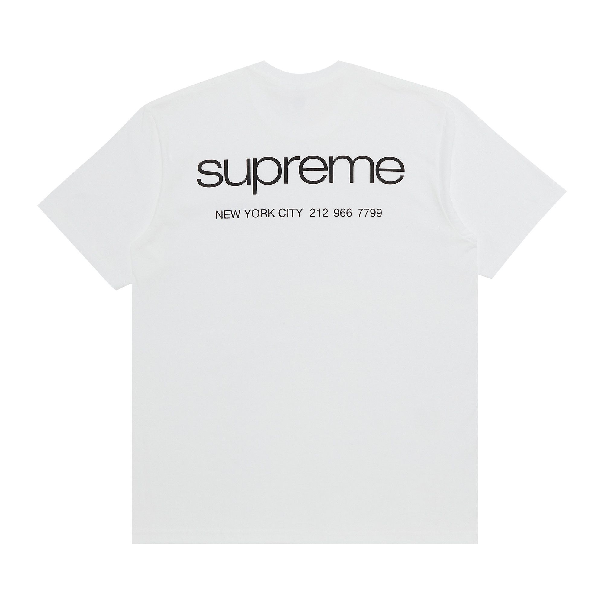 Buy Supreme NYC Tee 'White' - FW23T56 WHITE | GOAT