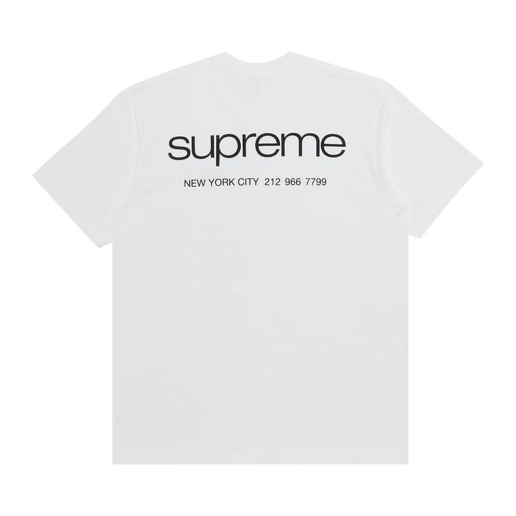 Supreme NYC Tee White