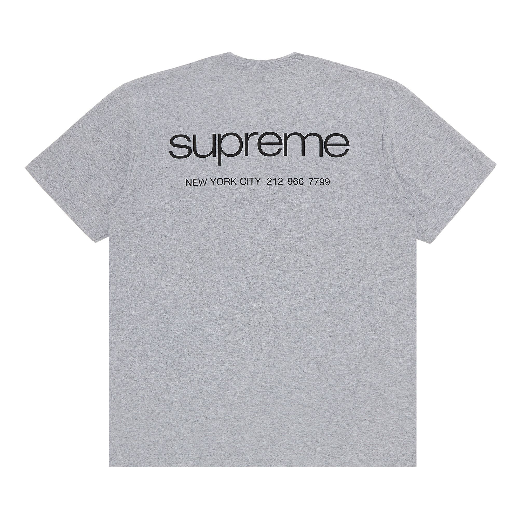Supreme Mean Tee Heather Grey Size L SS17 T-Shirt | eBay