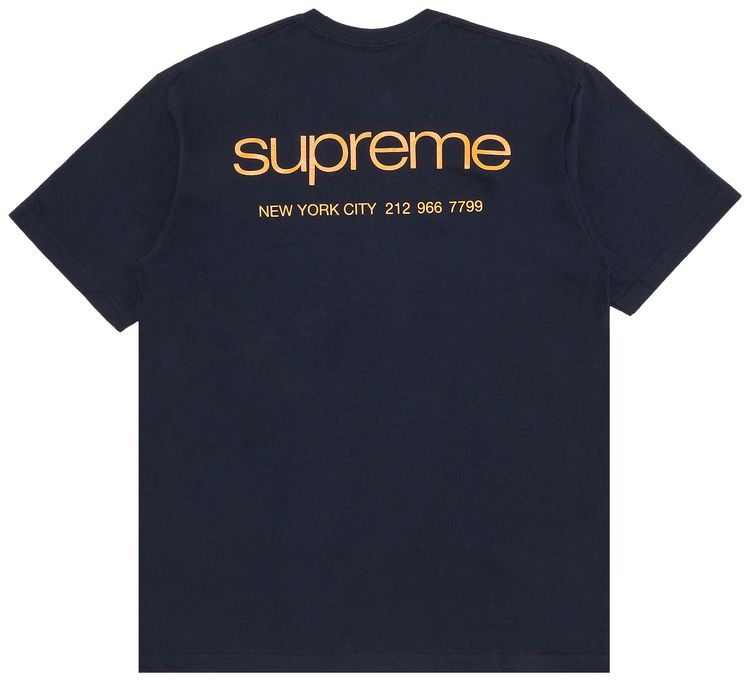 Supreme NYC Tee Navy