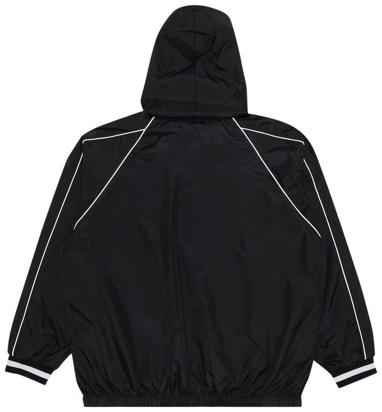 Supreme Hooded Warm Up Pullover Black