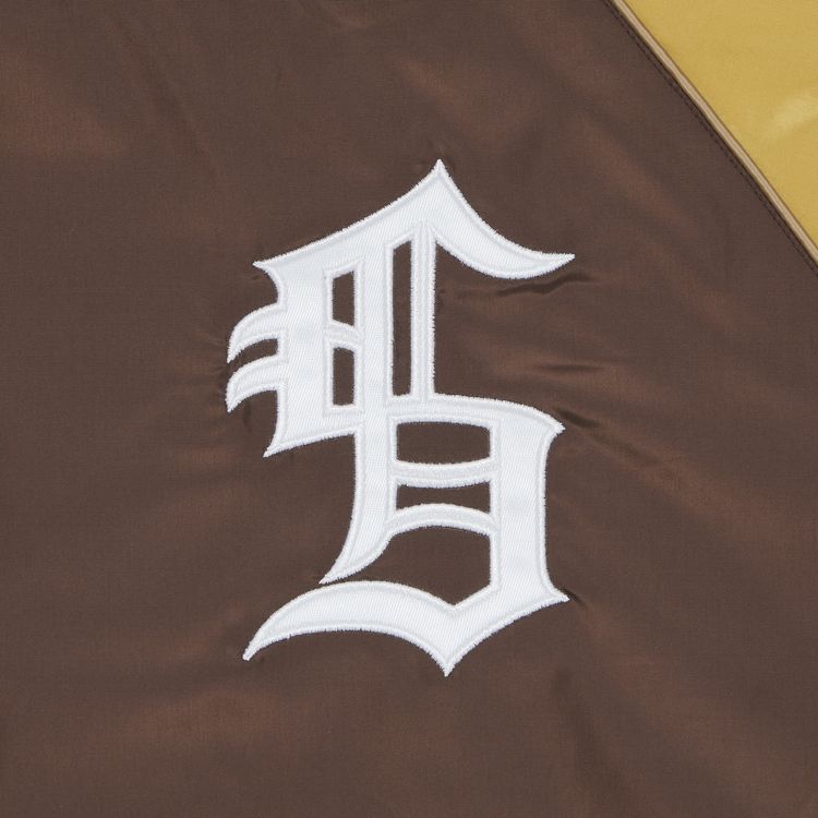 Supreme Hooded Warm Up Pullover Brown