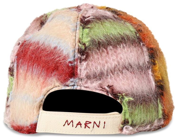 Marni Mohair Cap Orange