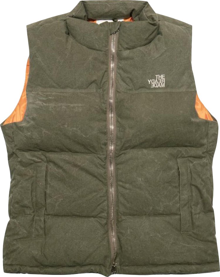 READYMADE Down Vest 'Green'