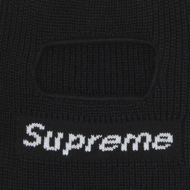 Supreme x New Era Box Logo Balaclava Black
