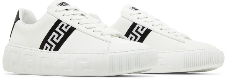 Versace Wmns Greca Low White Black