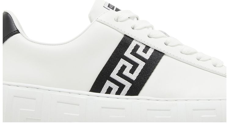 Versace Wmns Greca Low White Black