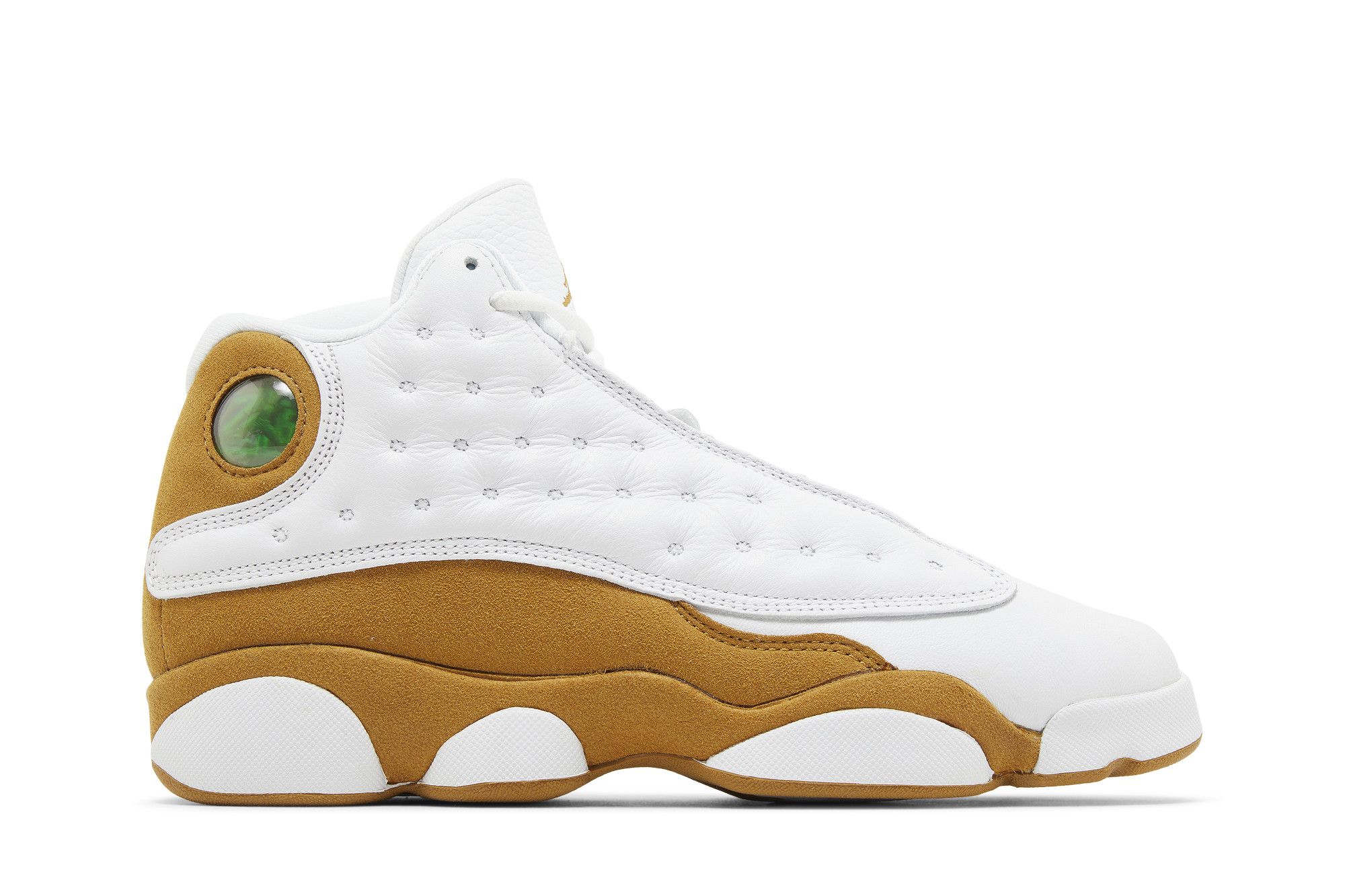 Jordan 13 top white wheat