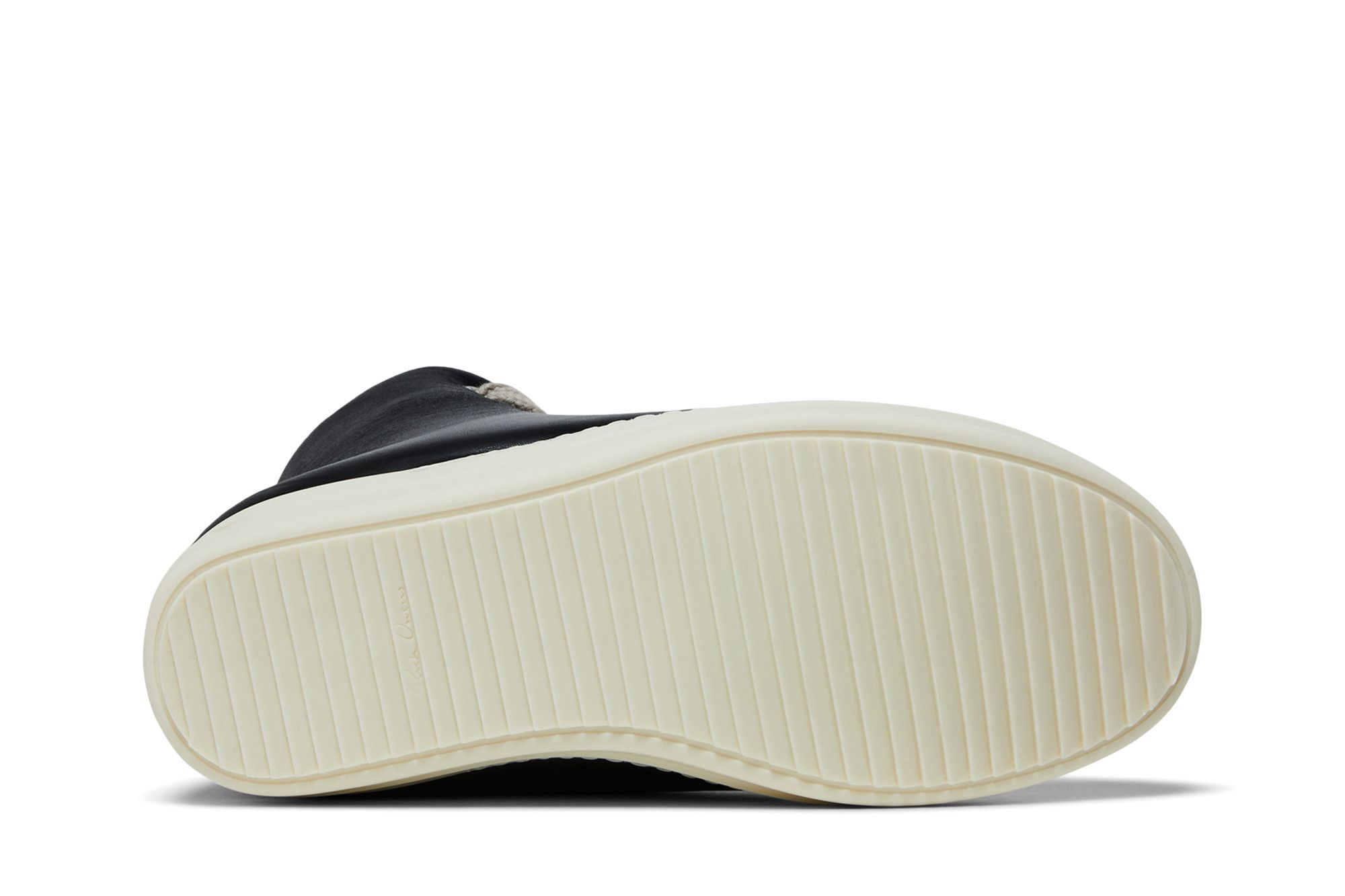 Buy Rick Owens Luxor Jumbo Lace Padded Sneaker 'Black Milk