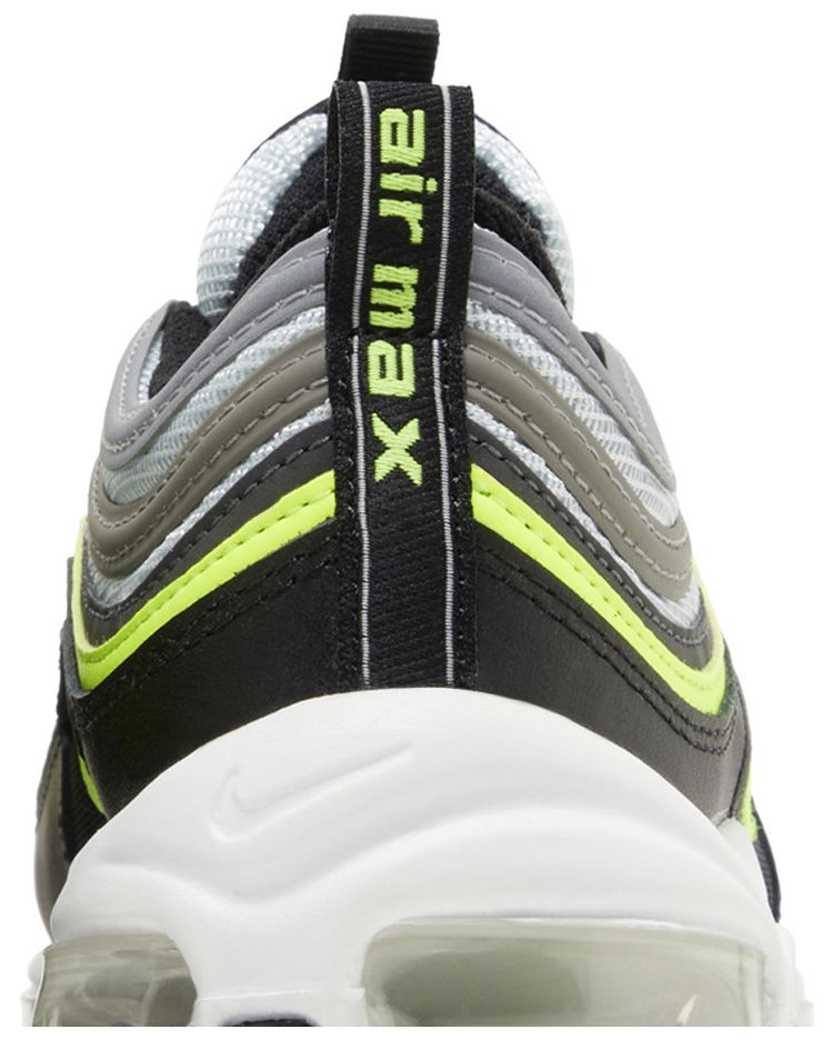 Nike Air Max 97 GS Platinum Black Volt